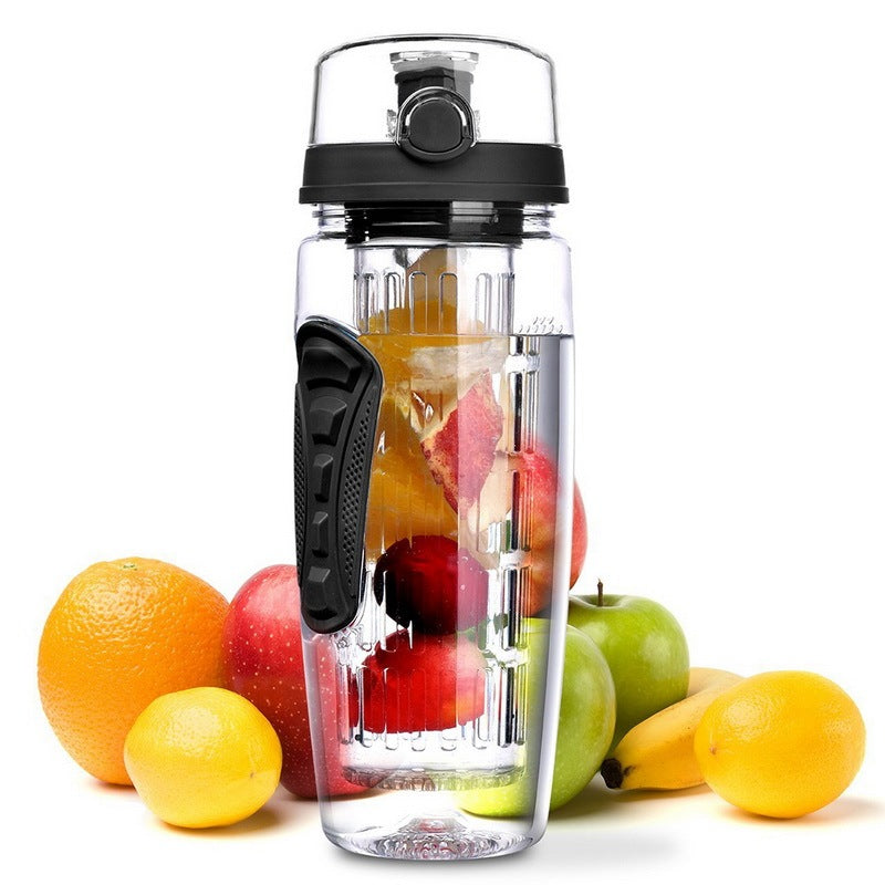 Water Bottle with Fruit Infuser for Juice and Flavored Water