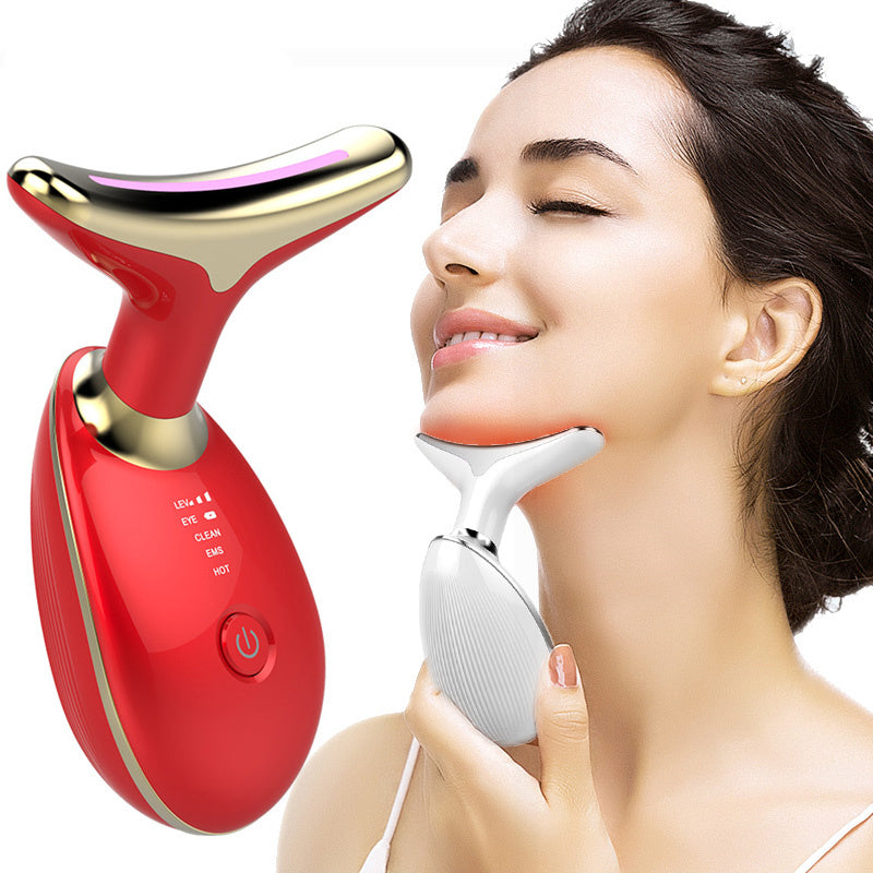 LED Neck and Face Massager Tool